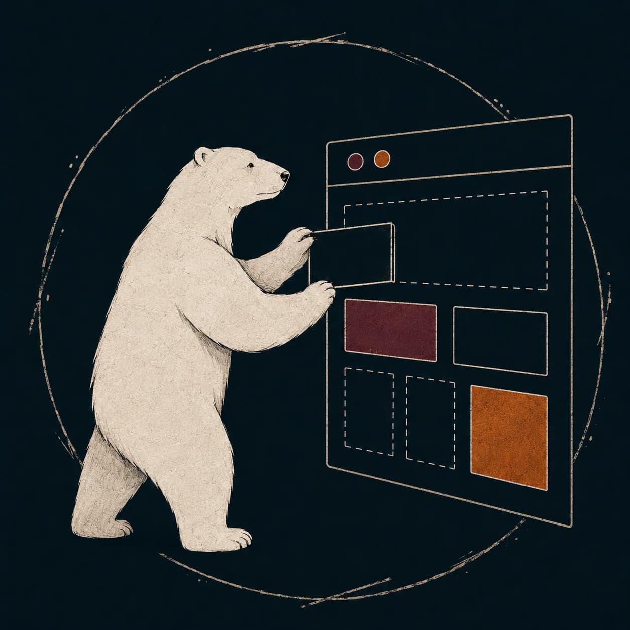 The Arctos bear assembling an interface from measured modules.